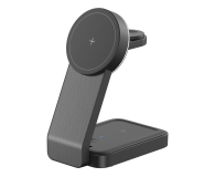 Silver Monkey Alu MagCharger Qi2 3in1 czarna - 1328385 - zdjęcie 2
